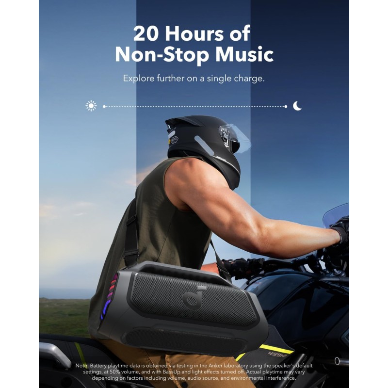 Buy Anker Soundcore Speaker - Boom 2 Plus - 140W BT IPX7 Black in Cyprus, Nicosia, Limassol, Larnaka, Pafos