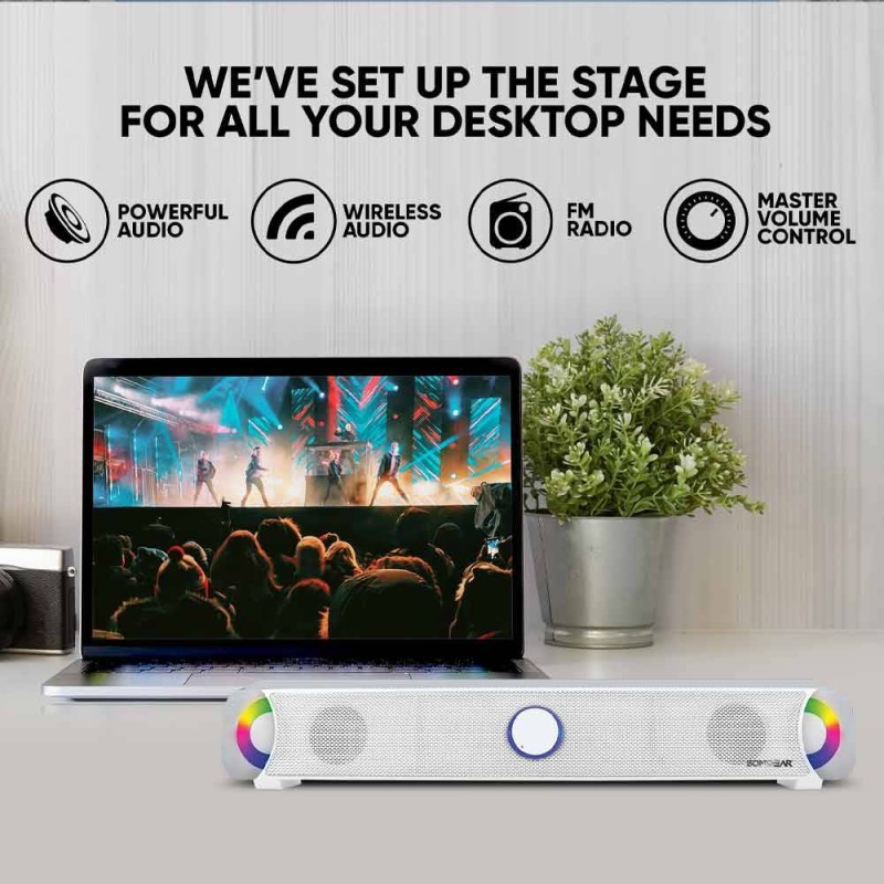 Buy SonicGear SONICBAR - BT300 Pro - Portable BT FM RGB Soundbar in Cyprus, Nicosia, Limassol, Larnaka, Pafos