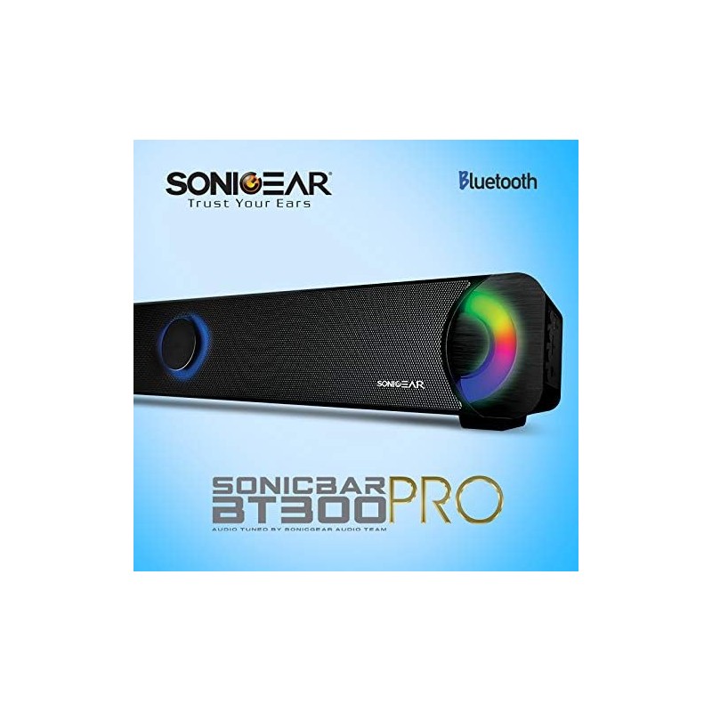 Buy SonicGear SONICBAR - BT300 Pro - Portable BT FM RGB Soundbar in Cyprus, Nicosia, Limassol, Larnaka, Pafos