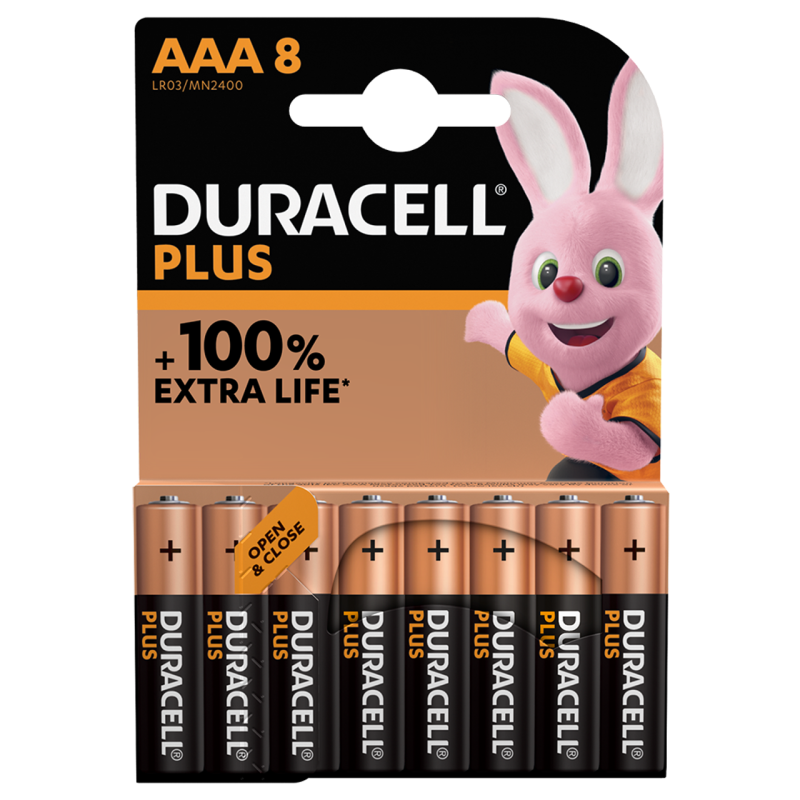 Buy Duracell Alkaline Simply AAA 8pcs Batteries - AAA, 8pcs in Cyprus, Nicosia, Limassol, Larnaka, Pafos