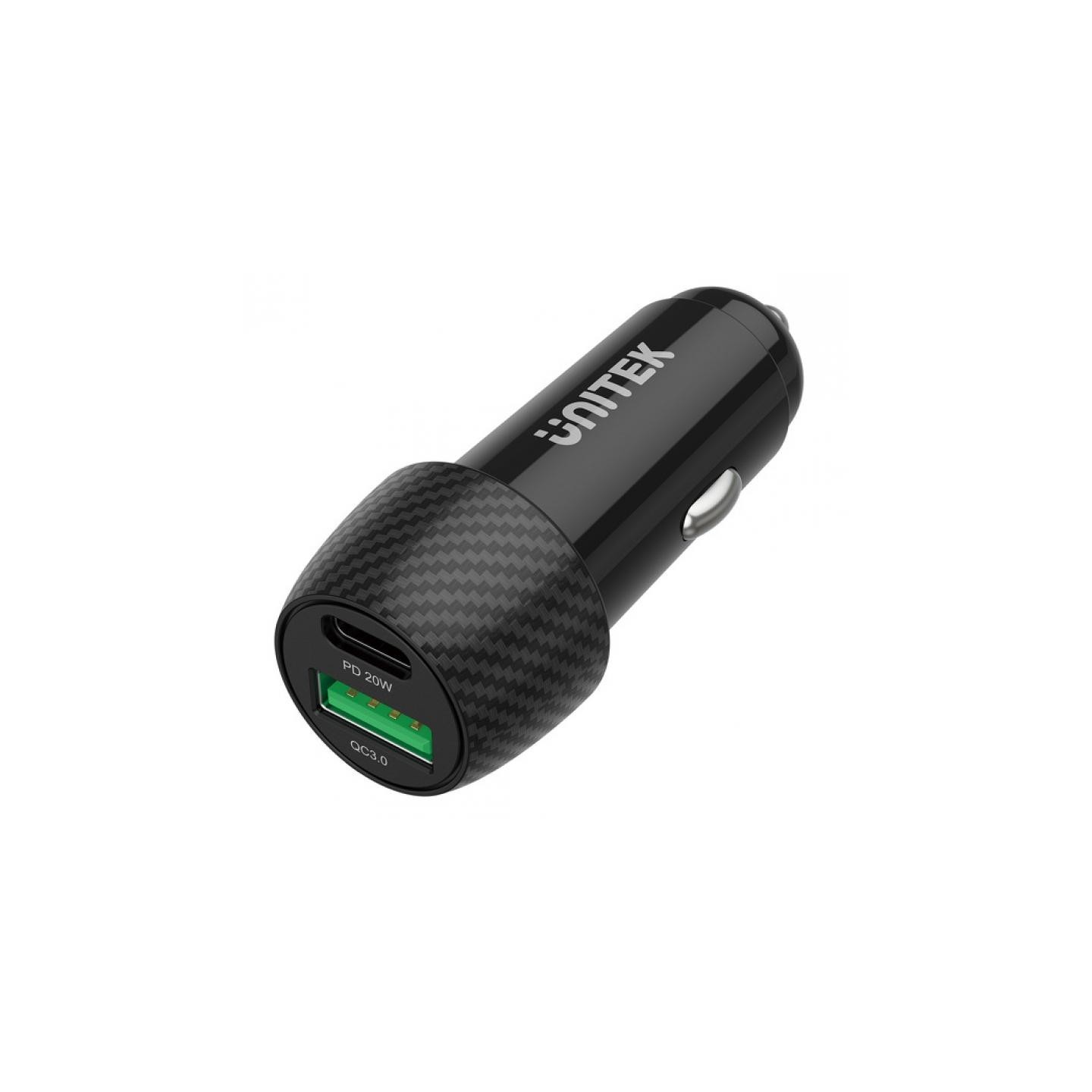 Unitek Charger for Car - P1400A - 38W USBC PD20W+USBA QC3.0 — Buy in Cyprus with Fast Delivery