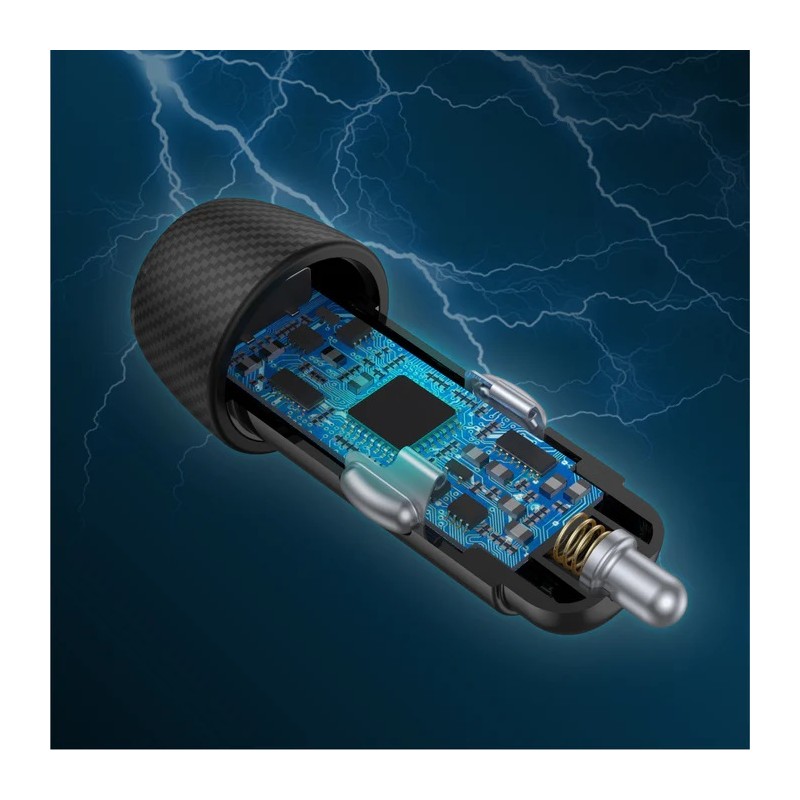 Buy Unitek Charger for Car - P1400A - 38W USBC PD20W+USBA QC3.0 in Cyprus, Nicosia, Limassol, Larnaka, Pafos