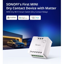 Buy Sonoff WiFi Smart Switch Dry Contact - MINI-D - WiFi Dry Contact in Cyprus, Nicosia, Limassol, Larnaka, Pafos