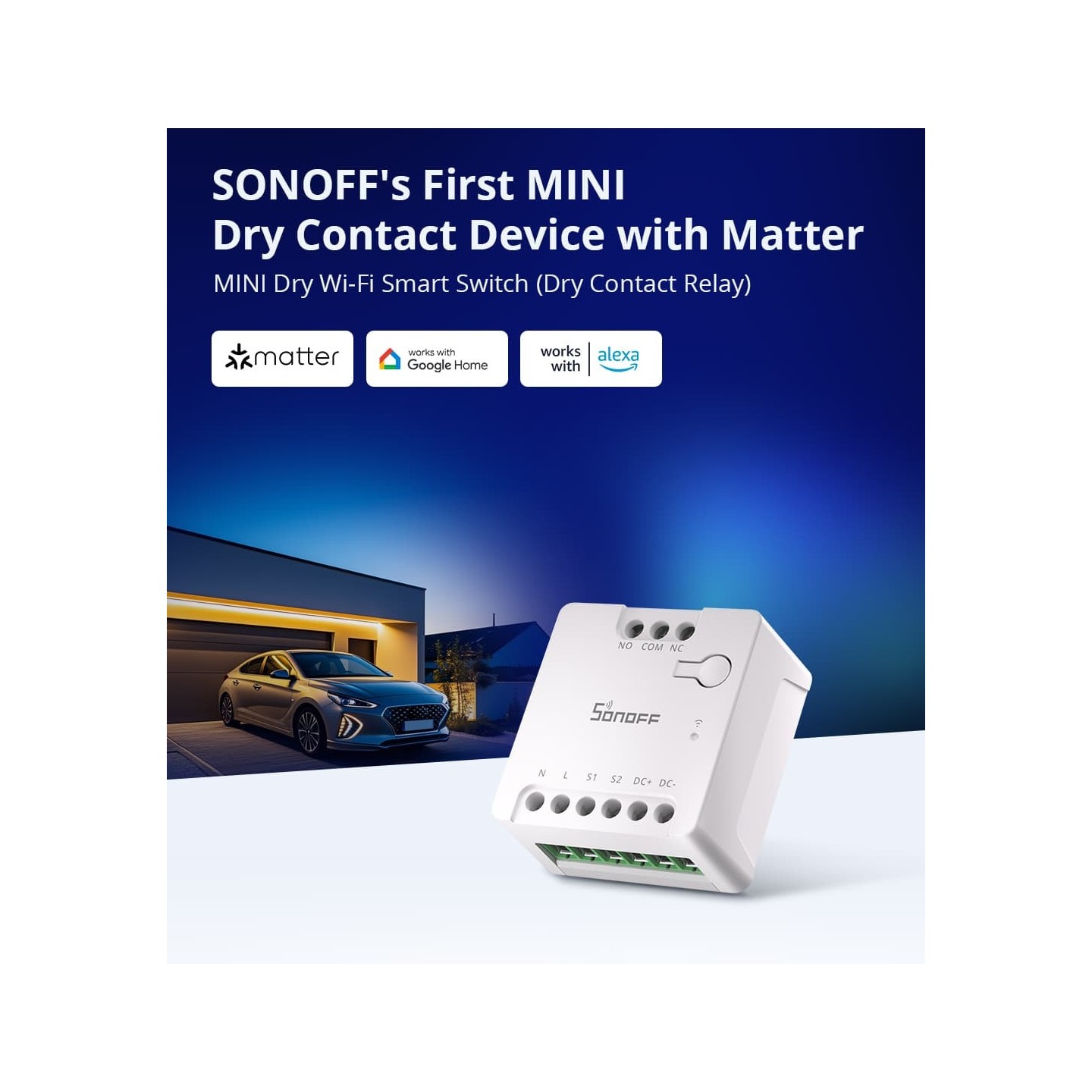Sonoff WiFi Smart Switch Dry Contact - MINI-D - WiFi Dry Contact — Buy in Cyprus with Fast Delivery