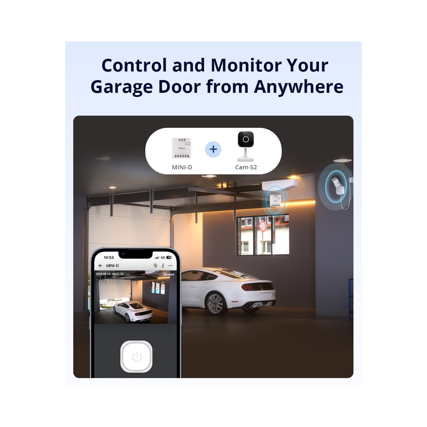 Sonoff WiFi Smart Switch Dry Contact - MINI-D - WiFi Dry Contact — Buy in Cyprus with Fast Delivery