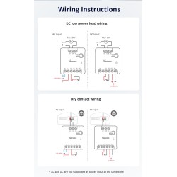 Buy Sonoff WiFi Smart Switch Dry Contact - MINI-D - WiFi Dry Contact in Cyprus, Nicosia, Limassol, Larnaka, Pafos