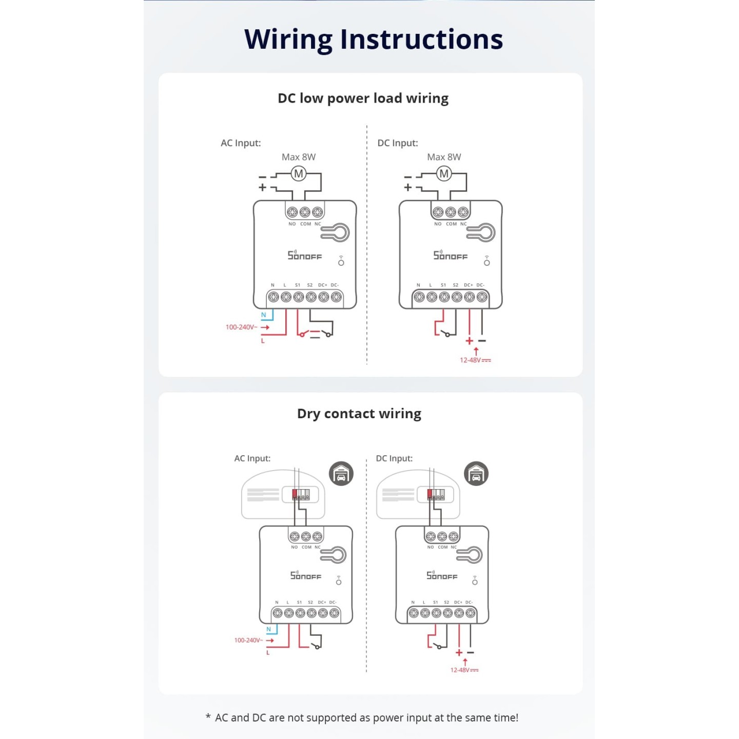Sonoff WiFi Smart Switch Dry Contact - MINI-D - WiFi Dry Contact — Buy in Cyprus with Fast Delivery