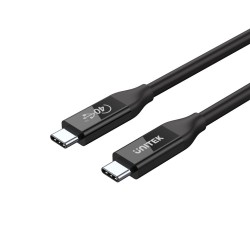 Buy Unitek USB 4.0 Cable - C14100BK-0.8M - IF-Certified USB 4.0 Cable 0.8m in Cyprus, Nicosia, Limassol, Larnaka, Pafos