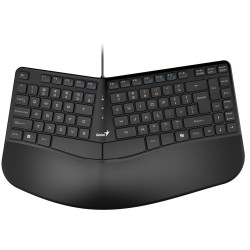 Genius Ergo KB-700 Wired Ergonomic Keyboard w/ Palm Rest - English (Boxed) — Buy in Cyprus with Fast Delivery