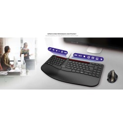 Genius Ergo KB-700 Wired Ergonomic Keyboard w/ Palm Rest - English (Boxed) — Buy in Cyprus with Fast Delivery