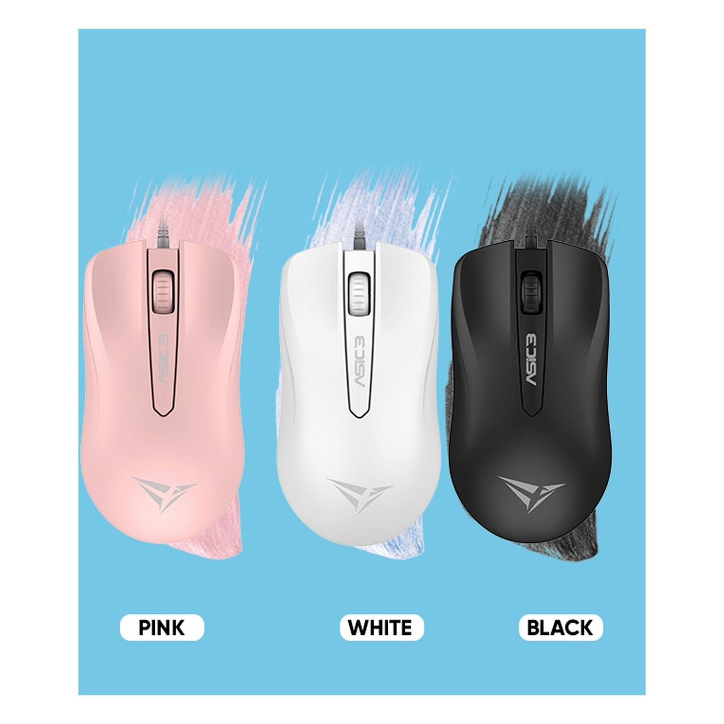 Alcatroz ASIC 3 Wired USB Mouse 1600 CPI - Black (Blister) — Buy in Cyprus with Fast Delivery