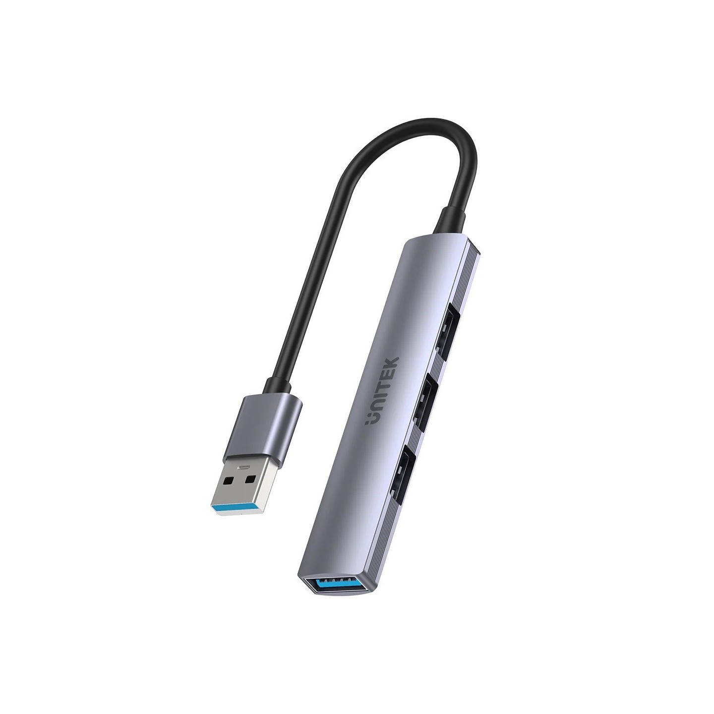 Unitek H1208A USB-A Hub 4 Port - 3xUSB2.0 1xUSB3.0 | Aluminium — Armenius Store Cyprus