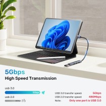 Unitek H1208A USB-A Hub – 4 Ports 5Gbps | Armenius Store