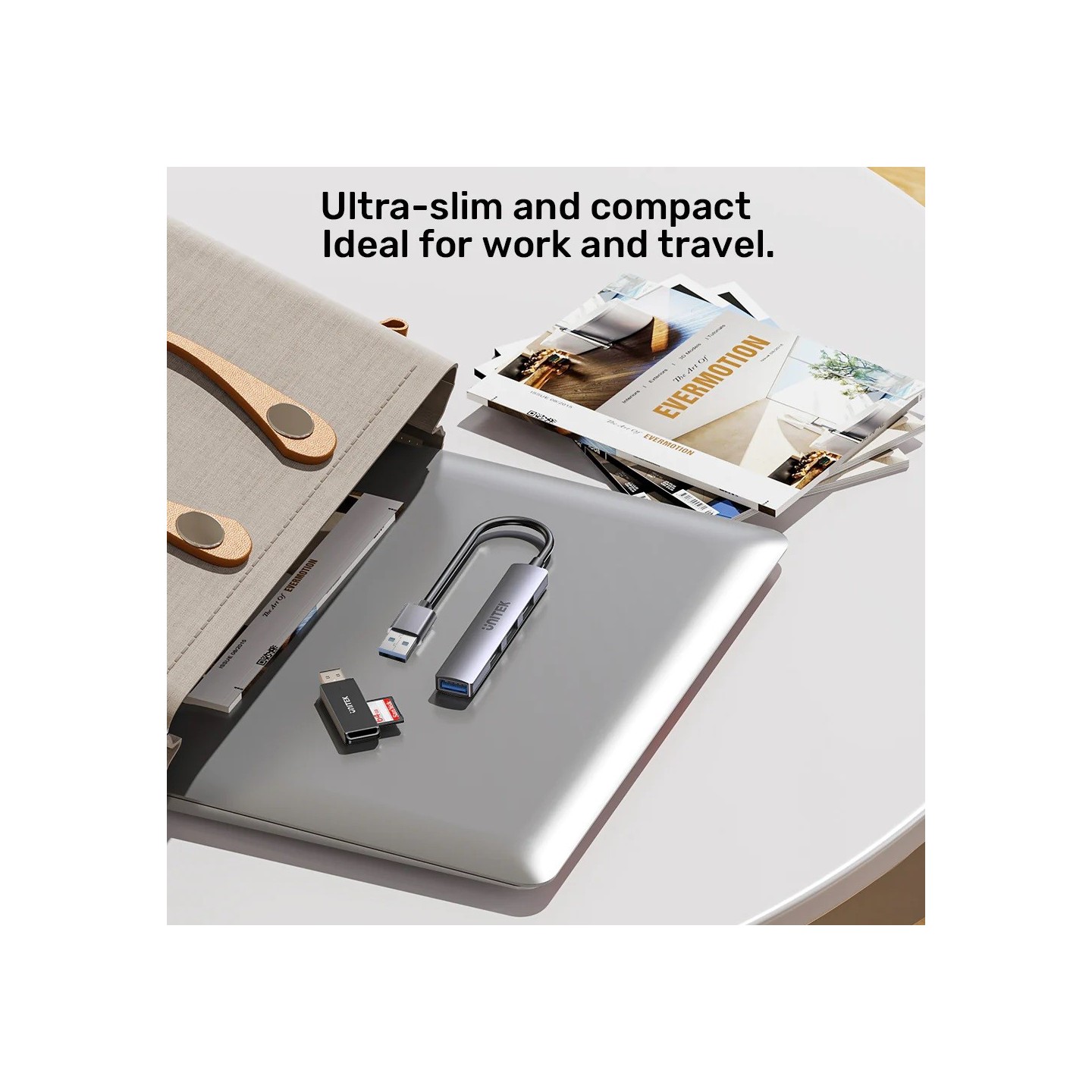 Unitek H1208A USB-A Hub 4 Port - 3xUSB2.0 1xUSB3.0 | Aluminium — Armenius Store Cyprus