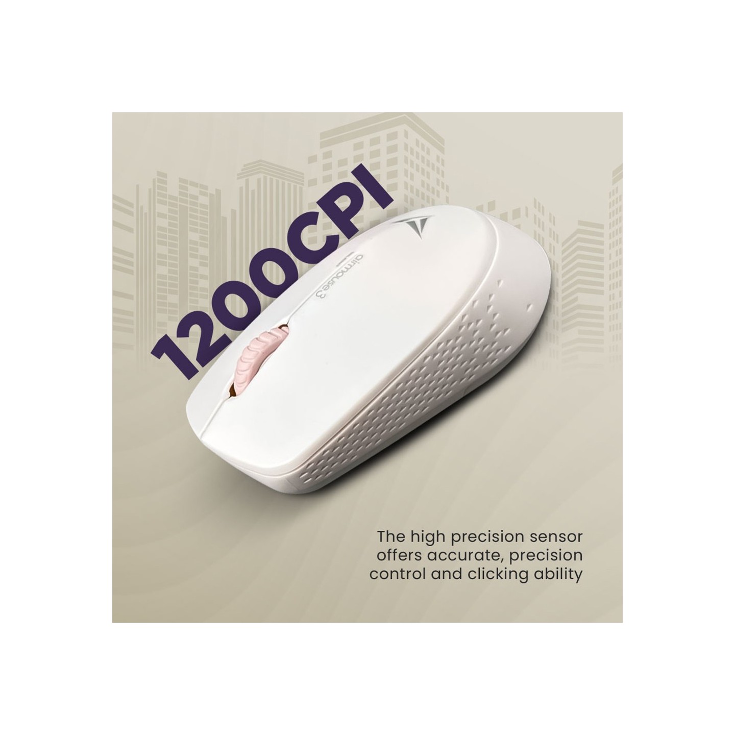 Alcatroz Airmouse 3 Wireless Silent Mouse Black - 1200 CPI (Boxed) — Buy in Cyprus with Fast Delivery