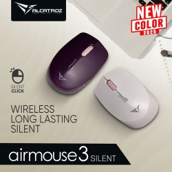 Alcatroz Airmouse 3 Wireless Silent Mouse Black - 1200 CPI (Boxed) — Buy in Cyprus with Fast Delivery