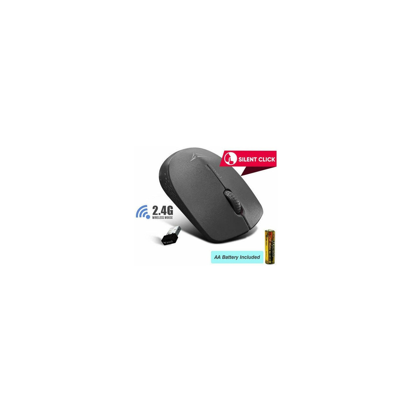 Alcatroz Airmouse 3 Wireless Silent Mouse Black - 1200 CPI (Boxed) — Buy in Cyprus with Fast Delivery