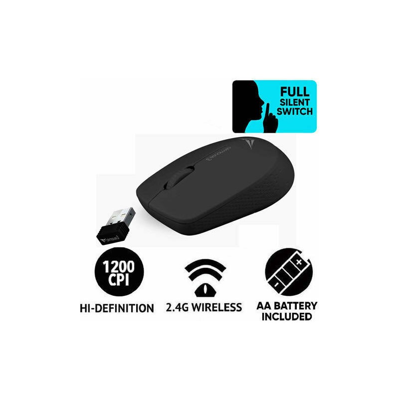 Buy Alcatroz Mouse - AIRMOUSE 3 - Wireless Silent Black in Cyprus, Nicosia, Limassol, Larnaka, Pafos
