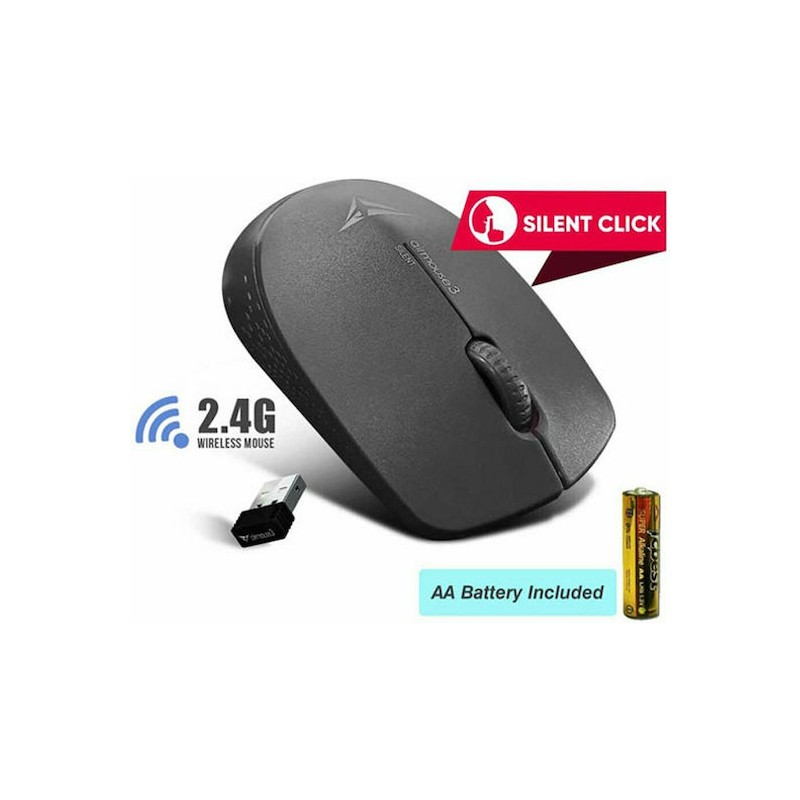 Buy Alcatroz Mouse - AIRMOUSE 3 - Wireless Silent Black in Cyprus, Nicosia, Limassol, Larnaka, Pafos