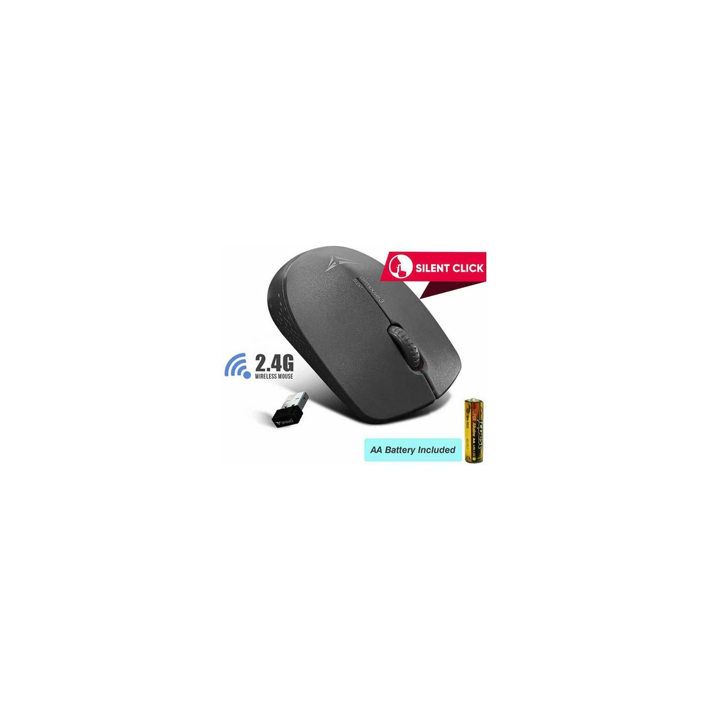 Alcatroz Airmouse 3 Wireless Silent Mouse Black - 1200 CPI (Boxed) — Buy in Cyprus with Fast Delivery