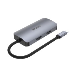 Buy Unitek USB3.1 TypeC Hub 2xHDMI VGA PD100W up to 3 monitors - D1051A - USB3.1... in Cyprus, Nicosia, Limassol, Larnaka, Pafos