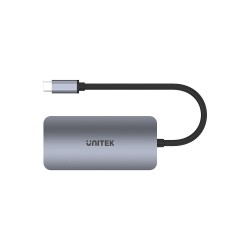 Unitek D1051A USB-C Hub 2xHDMI VGA PD100W up to 3 Monitors — Armenius Store Cyprus