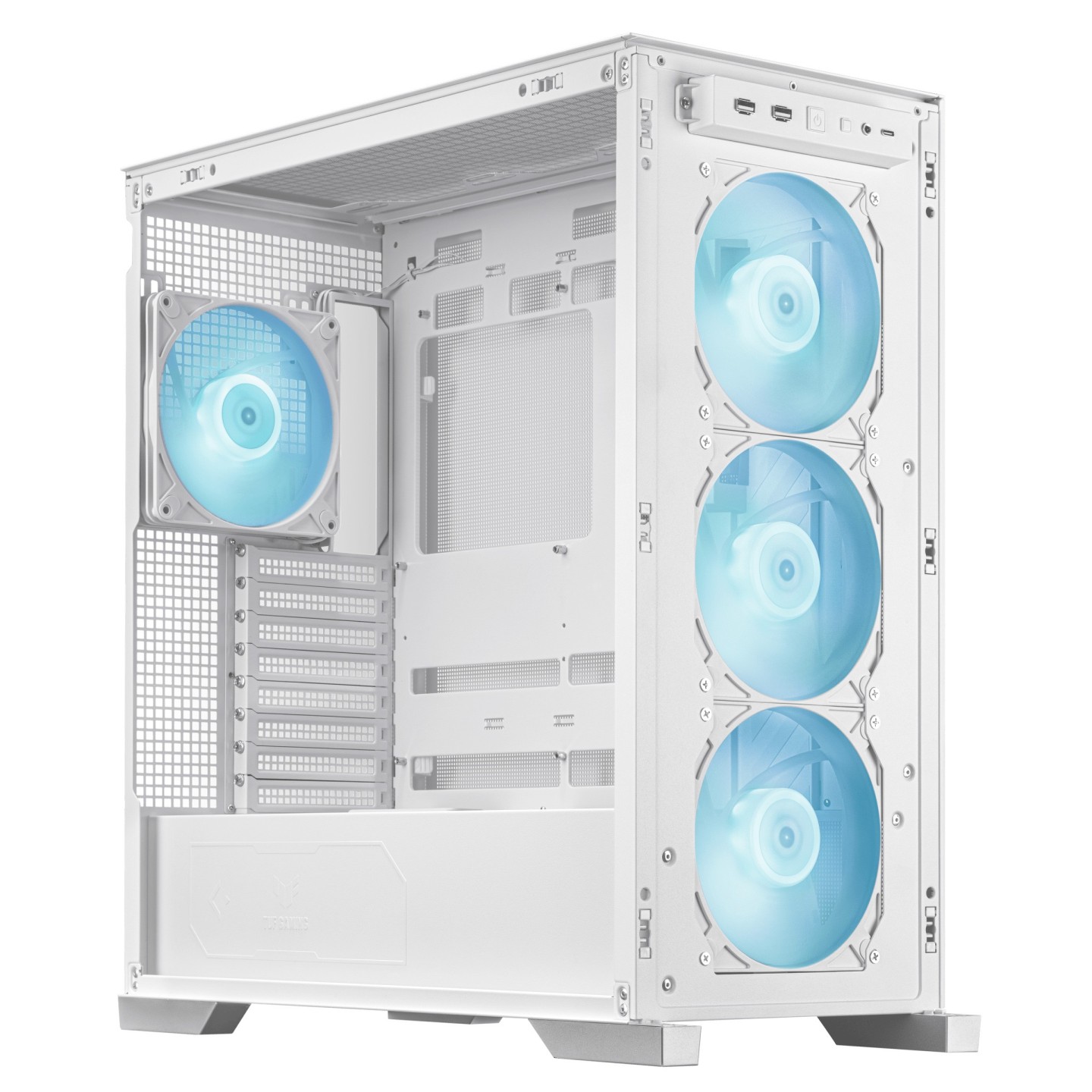 ASUS TUF Gaming GT302 ARGB White ATX Mid-Tower Case 4x140mm Fans (Boxed) — Buy in Cyprus with Fast Delivery