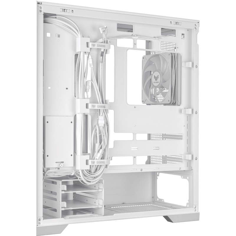 Buy ASUS PC Case ATX Tempered Glass 4xARGB Fans TUF GAMING - GT302 - White in Cyprus, Nicosia, Limassol, Larnaka, Pafos