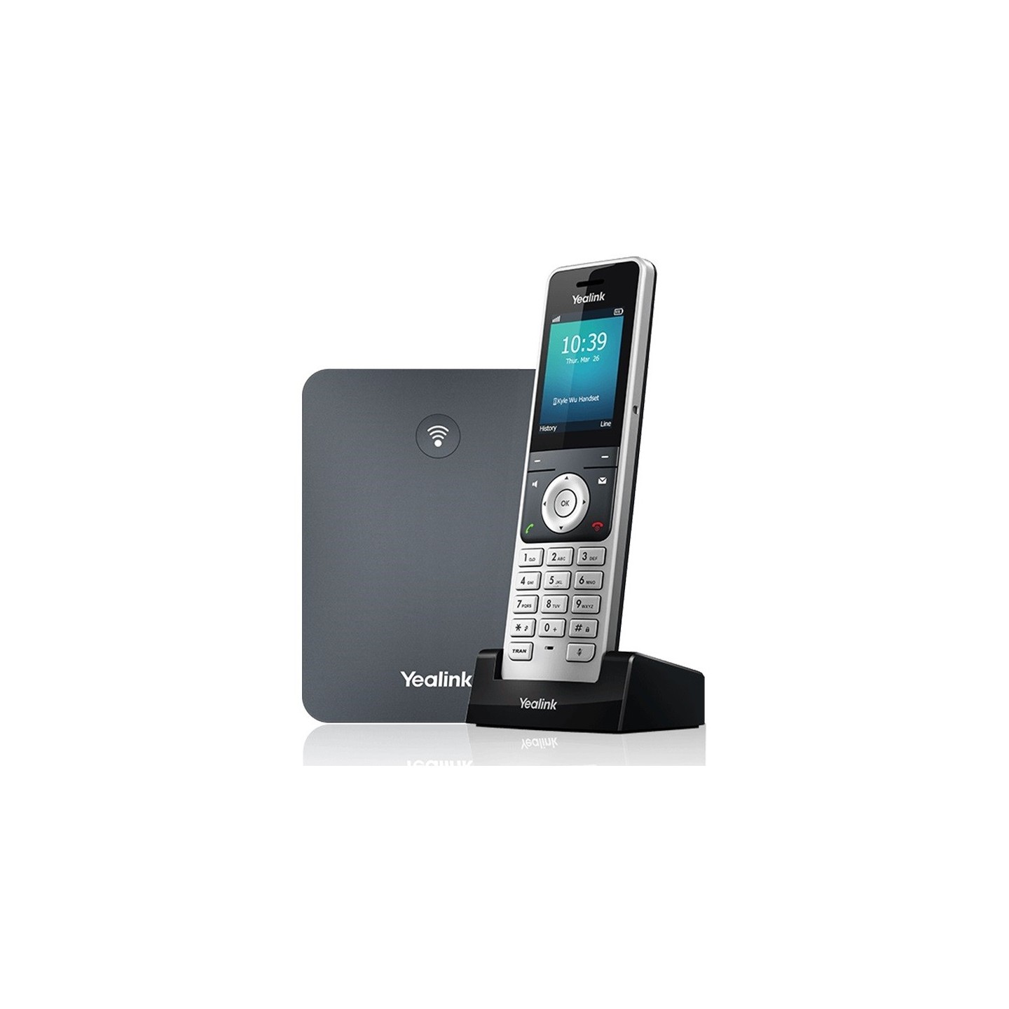 Yealink IP Phone - W76P - Cordless DECT Base & W56H Handset — Buy in Cyprus with Fast Delivery