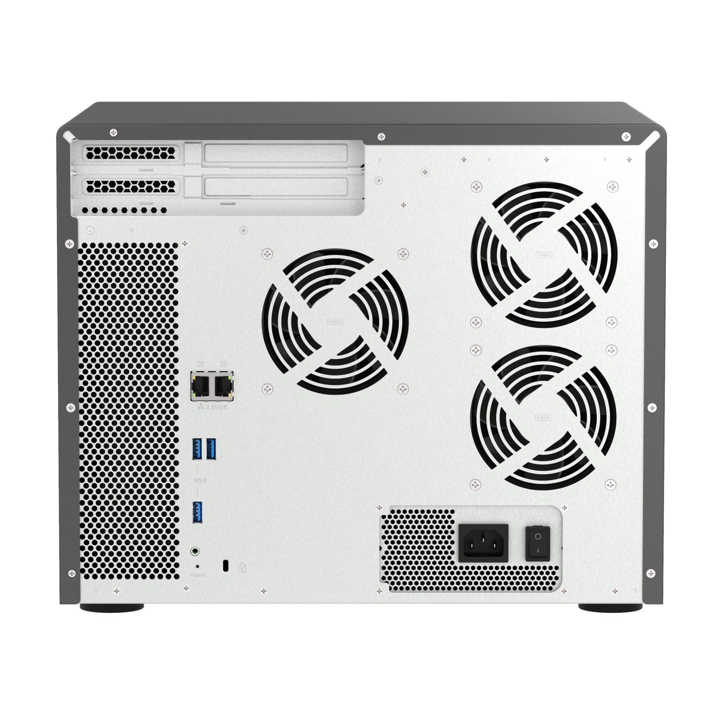 QNAP NAS 16-Bay Tower Intel Eight-Core, 8GB RAM, Triple PCIe Slots, Dual 2.5GbE Ports & SSD Caching - TS-1655