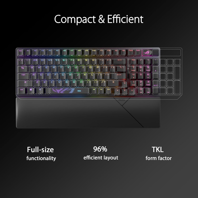 ASUS ROG Strix Scope II 96 Wireless Mechanical Gaming Keyboard (Boxed) — Buy in Cyprus with Fast Delivery