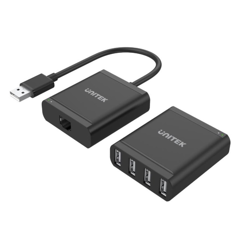Buy Unitek USB Extender - Y-2516 - 4 Port USB Extender Over Ethernet 60m in Cyprus, Nicosia, Limassol, Larnaka, Pafos