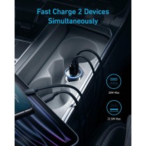 Anker Mobile Charger Car 53W PD - 325 - Black — Buy in Cyprus with Fast Delivery