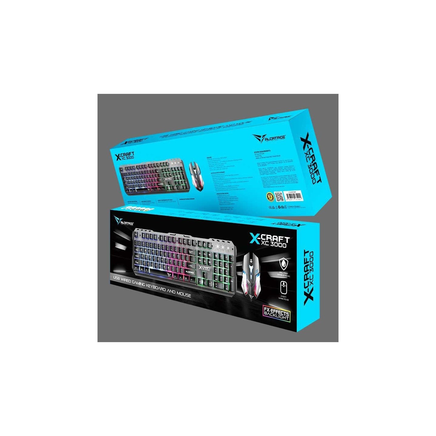 Alcatroz X-Craft XC3000 Gaming Keyboard & Mouse Combo (Boxed) — Buy in Cyprus with Fast Delivery