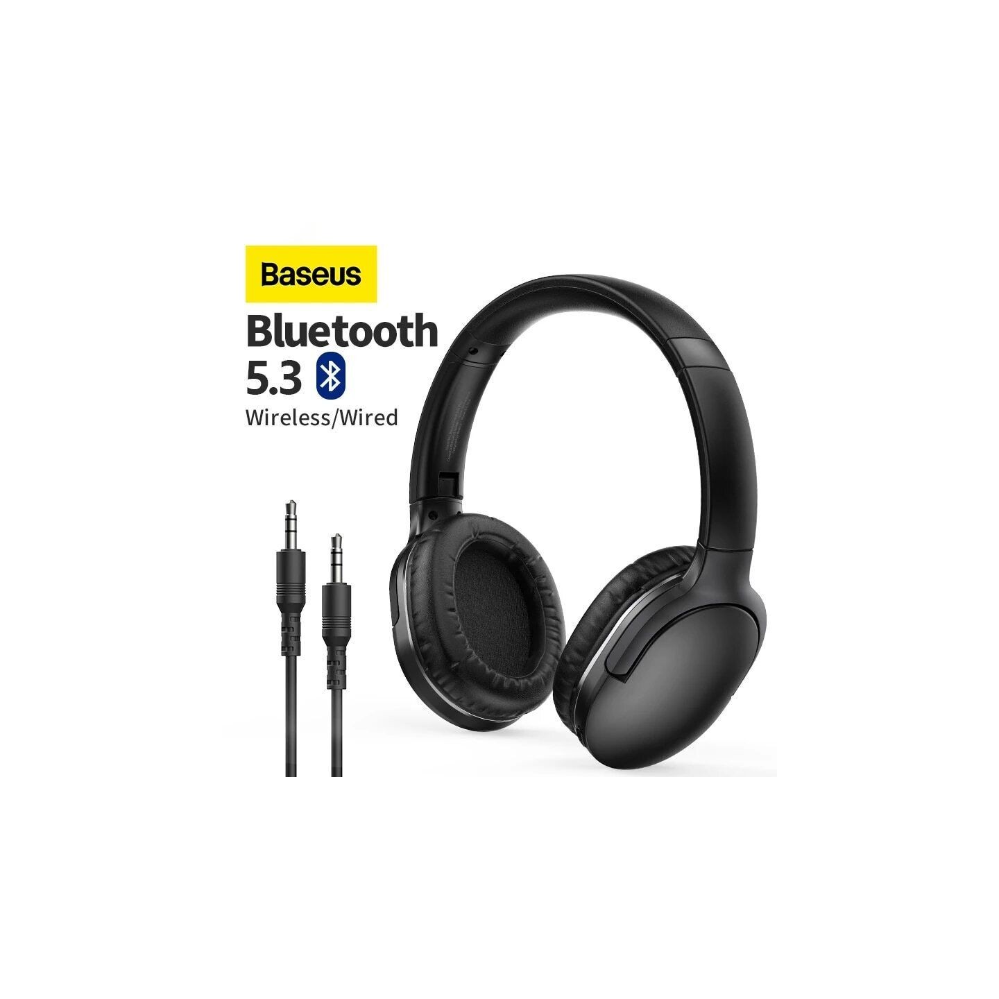 Baseus Encok Wireless Headphone - D02 Pro - Black — Buy in Cyprus with Fast Delivery