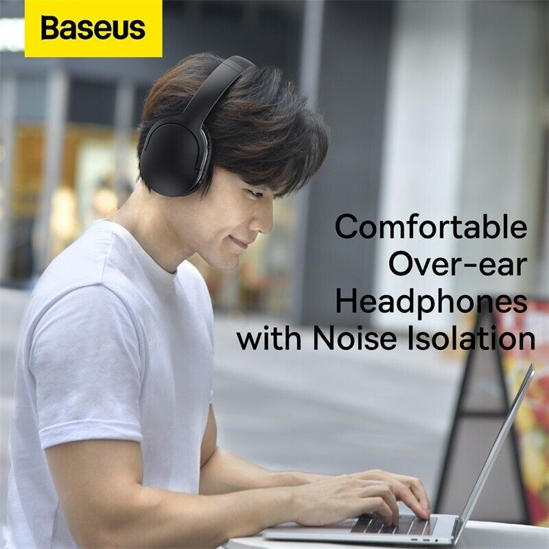 Buy Baseus Encok Wireless Headphone - D02 Pro - Black in Cyprus, Nicosia, Limassol, Larnaka, Pafos