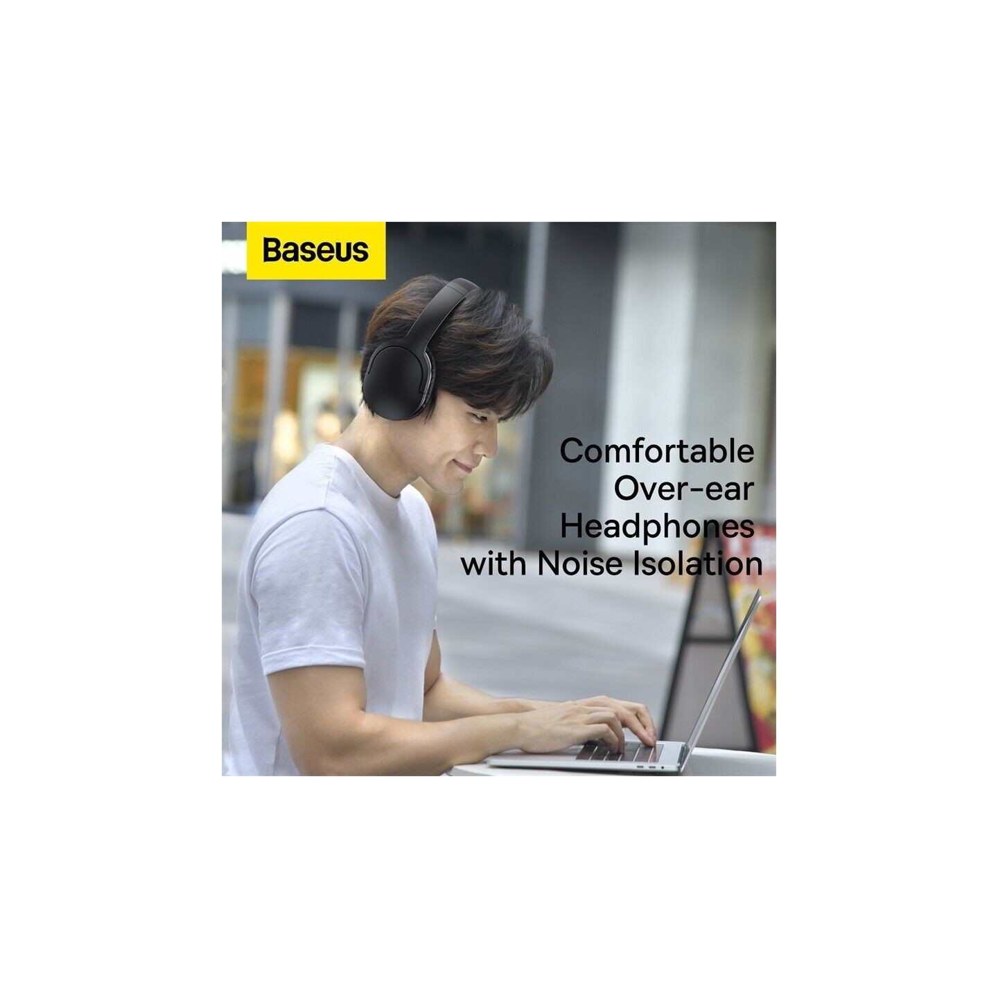 Baseus Encok Wireless Headphone - D02 Pro - Black — Buy in Cyprus with Fast Delivery