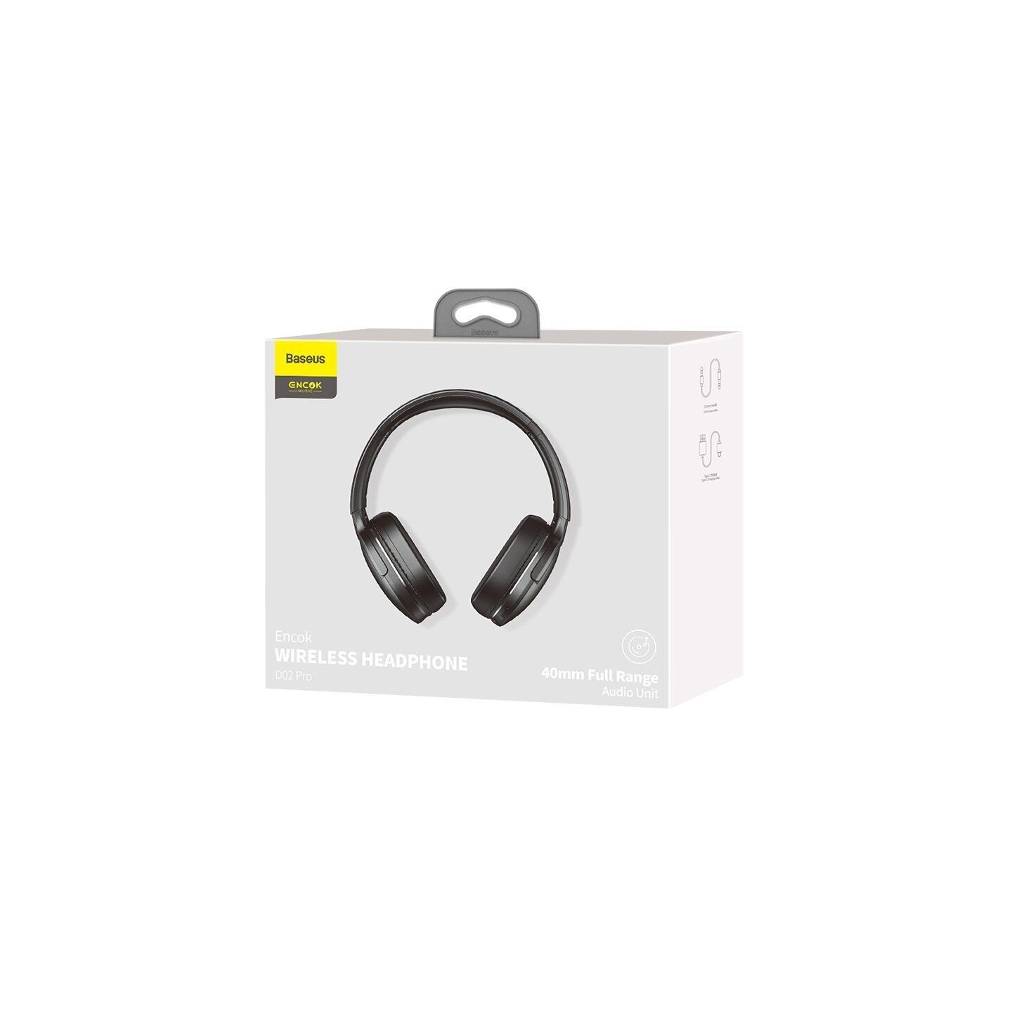 Baseus Encok Wireless Headphone - D02 Pro - Black — Buy in Cyprus with Fast Delivery