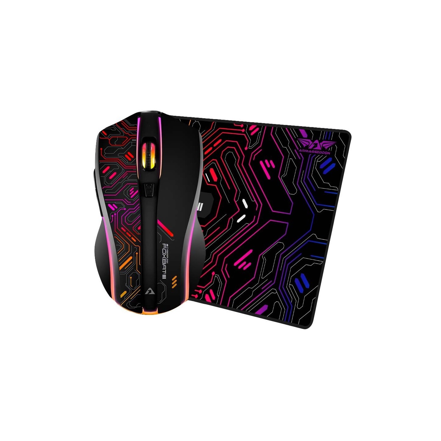 Armaggeddon Mikoyan Foxbat-III Cyberpunk Black Wireless Gaming Mouse (Boxed) — Buy in Cyprus with Fast Delivery
