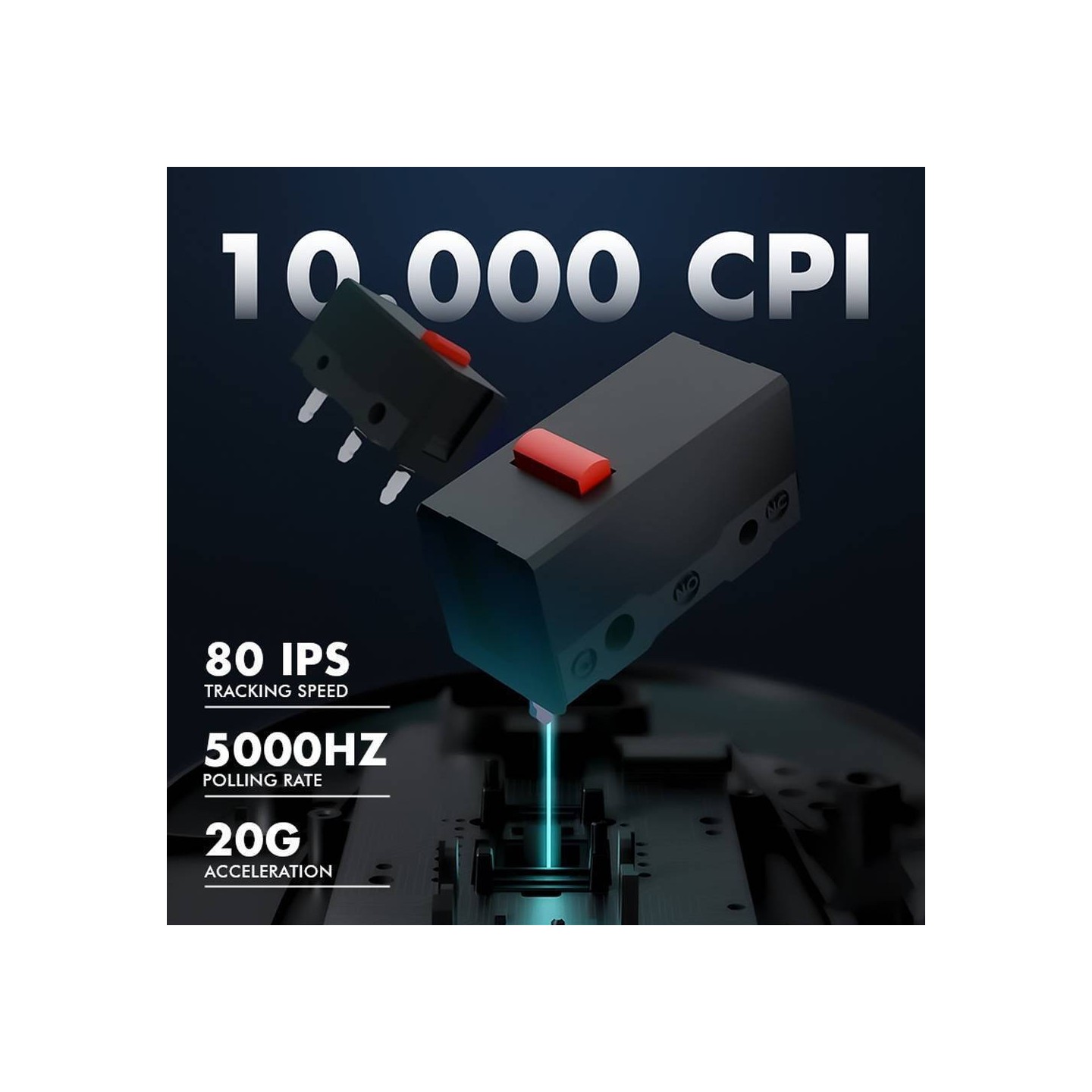 Armaggeddon Mikoyan Foxbat-III Cyberpunk Black Wireless Gaming Mouse (Boxed) — Buy in Cyprus with Fast Delivery