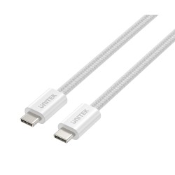 Unitek Magnetic USB-C Cable C1414AWH-1M 100W 1m White (Retail) — Buy in Cyprus with Fast Delivery