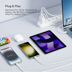 Unitek Magnetic USB-C Cable C1414AWH-1M 100W 1m White (Retail) — Buy in Cyprus with Fast Delivery