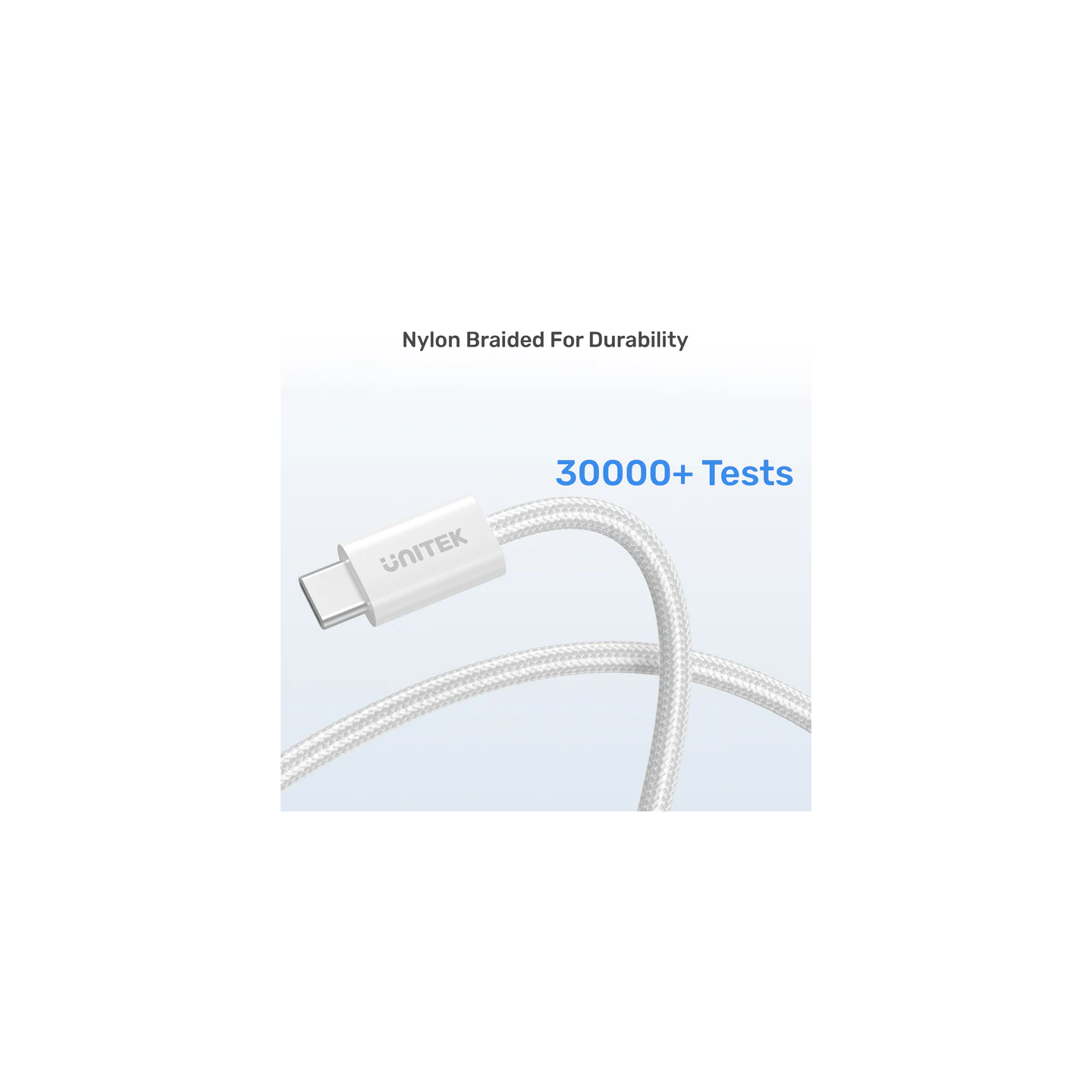 Unitek Magnetic USB-C Cable C1414AWH-1M 100W 1m White (Retail) — Buy in Cyprus with Fast Delivery