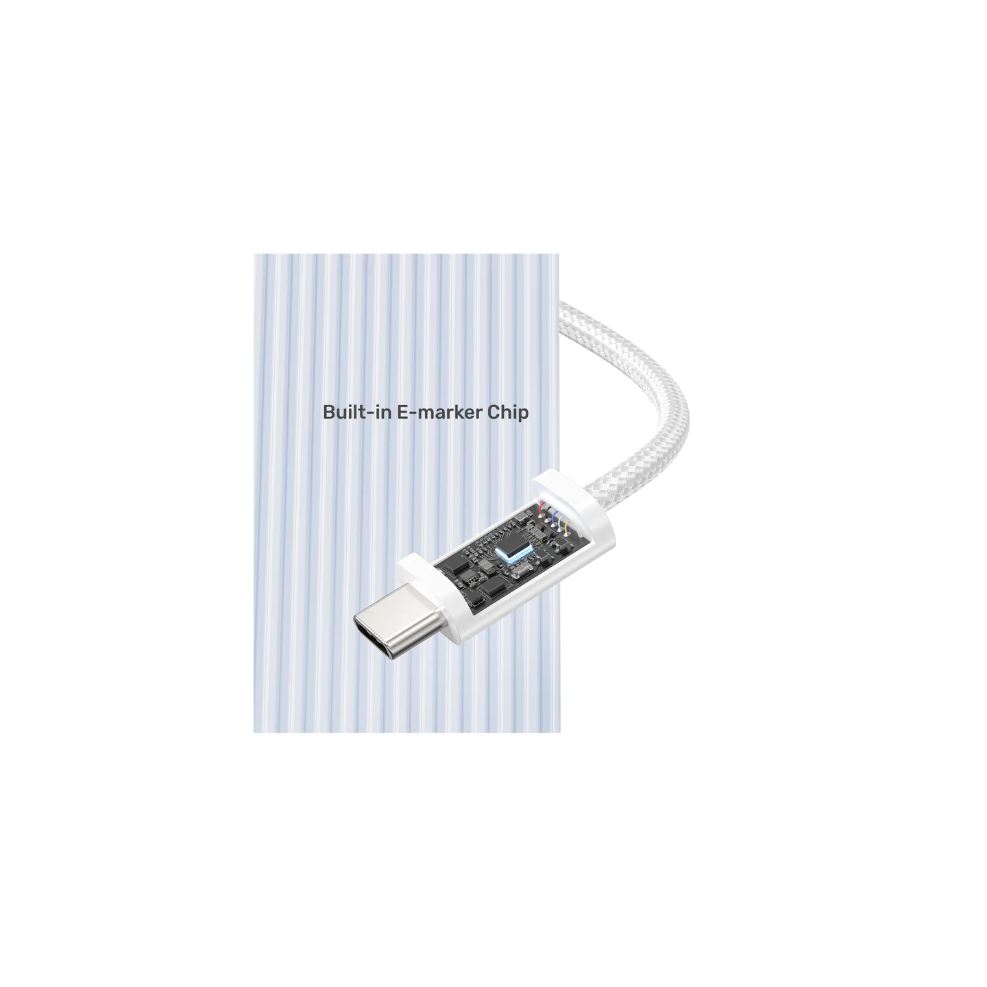 Unitek Magnetic USB-C Cable C1414AWH-1M 100W 1m White (Retail) — Buy in Cyprus with Fast Delivery