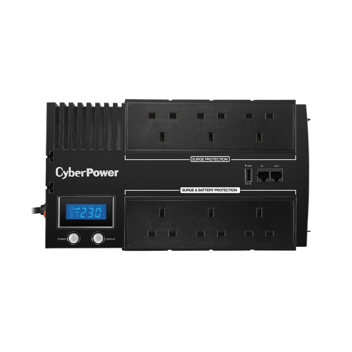 CyberPower BR700ELCD – Line-Interactive UPS 700VA/420W 6 UK Outlets | Armenius Store