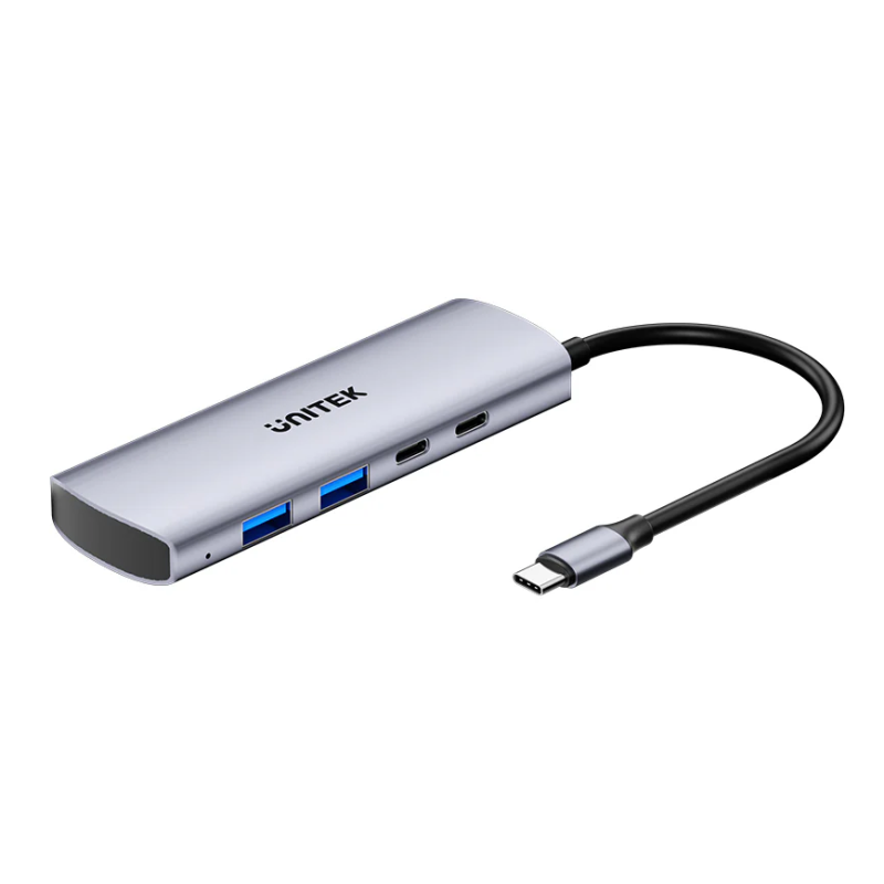 Unitek USB-C Hub - H1112D - 2xUSB-A 2xUSB-C 10Gbps & USB-C Power Port — Buy in Cyprus with Fast Delivery