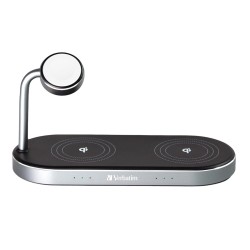Buy Verbatim Wireless Charger - WCS-03 - 3in1 Qi & MFI Certified for Apple Devices in Cyprus, Nicosia, Limassol, Larnaka, Pafos