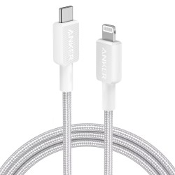 Buy Anker Mobile Cable USB C to MFI - 322 - 1.8m White in Cyprus, Nicosia, Limassol, Larnaka, Pafos