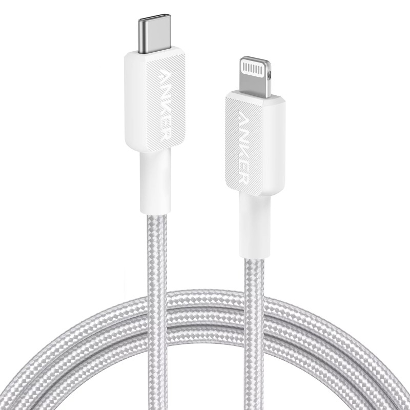 Buy Anker Mobile Cable USB C to MFI - 322 - 1.8m White in Cyprus, Nicosia, Limassol, Larnaka, Pafos