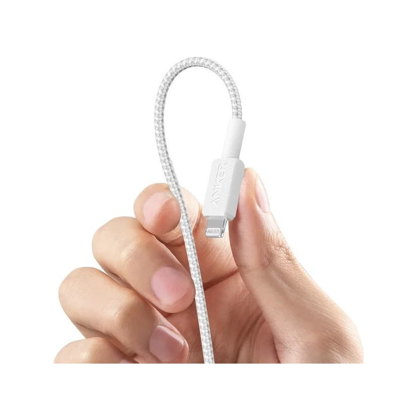 Buy Anker Mobile Cable USB C to MFI - 322 - 1.8m White in Cyprus, Nicosia, Limassol, Larnaka, Pafos